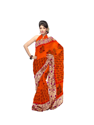Red Women Saree
